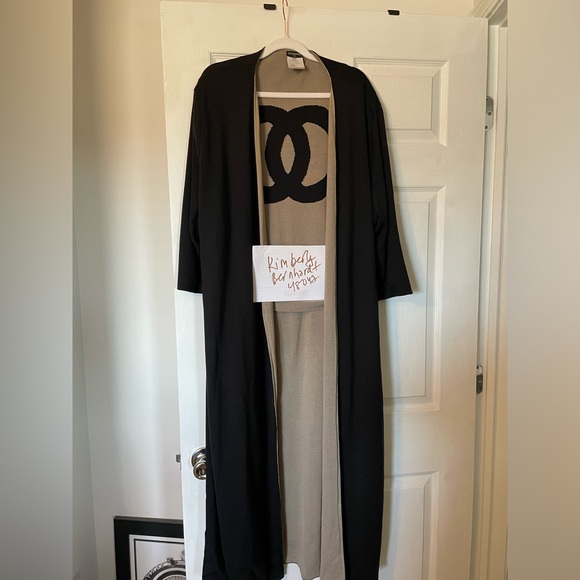 THE G.O.A.T of Chanel - 02A Sweater Cardigan Long Belted Wrap Coat - Picture 9 of 14